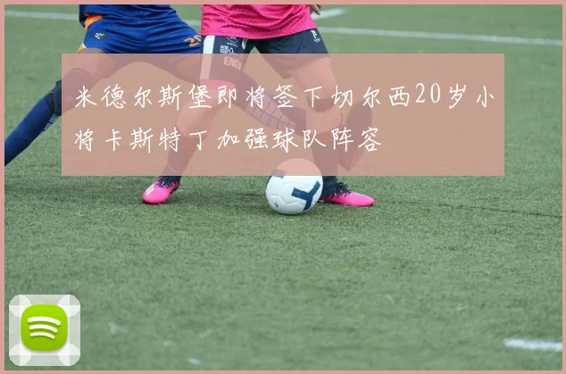 米德尔斯堡即将签下切尔西20岁小将卡斯特丁加强球队阵容